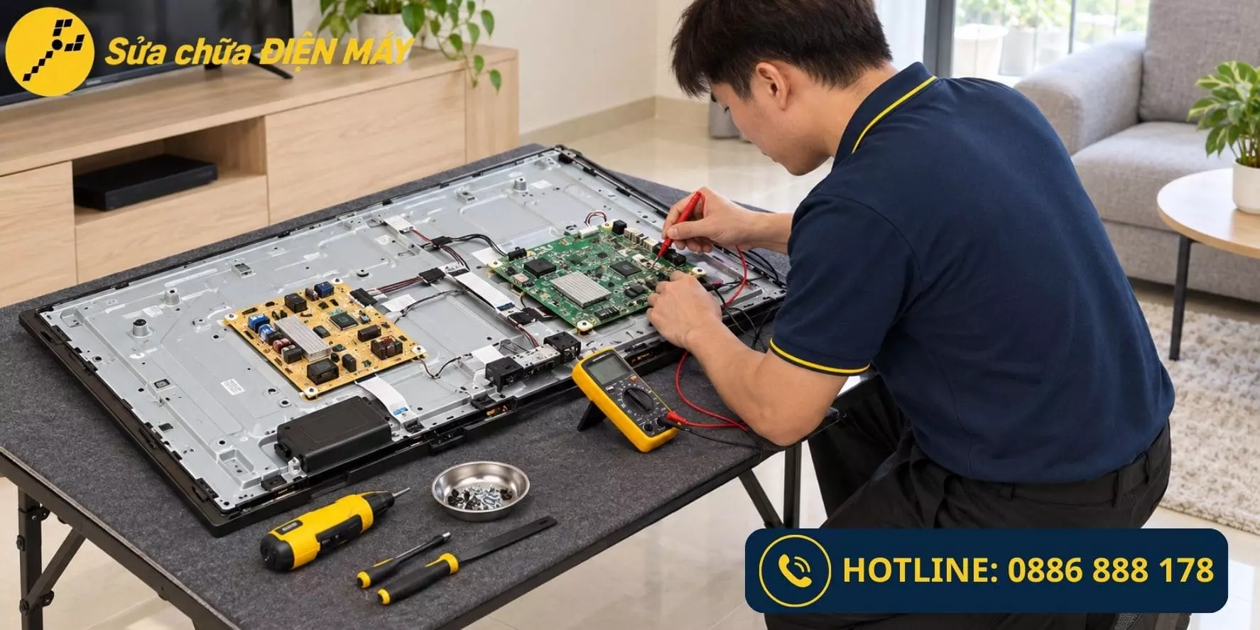 Quy trình sửa tivi Toshiba tại nhà
