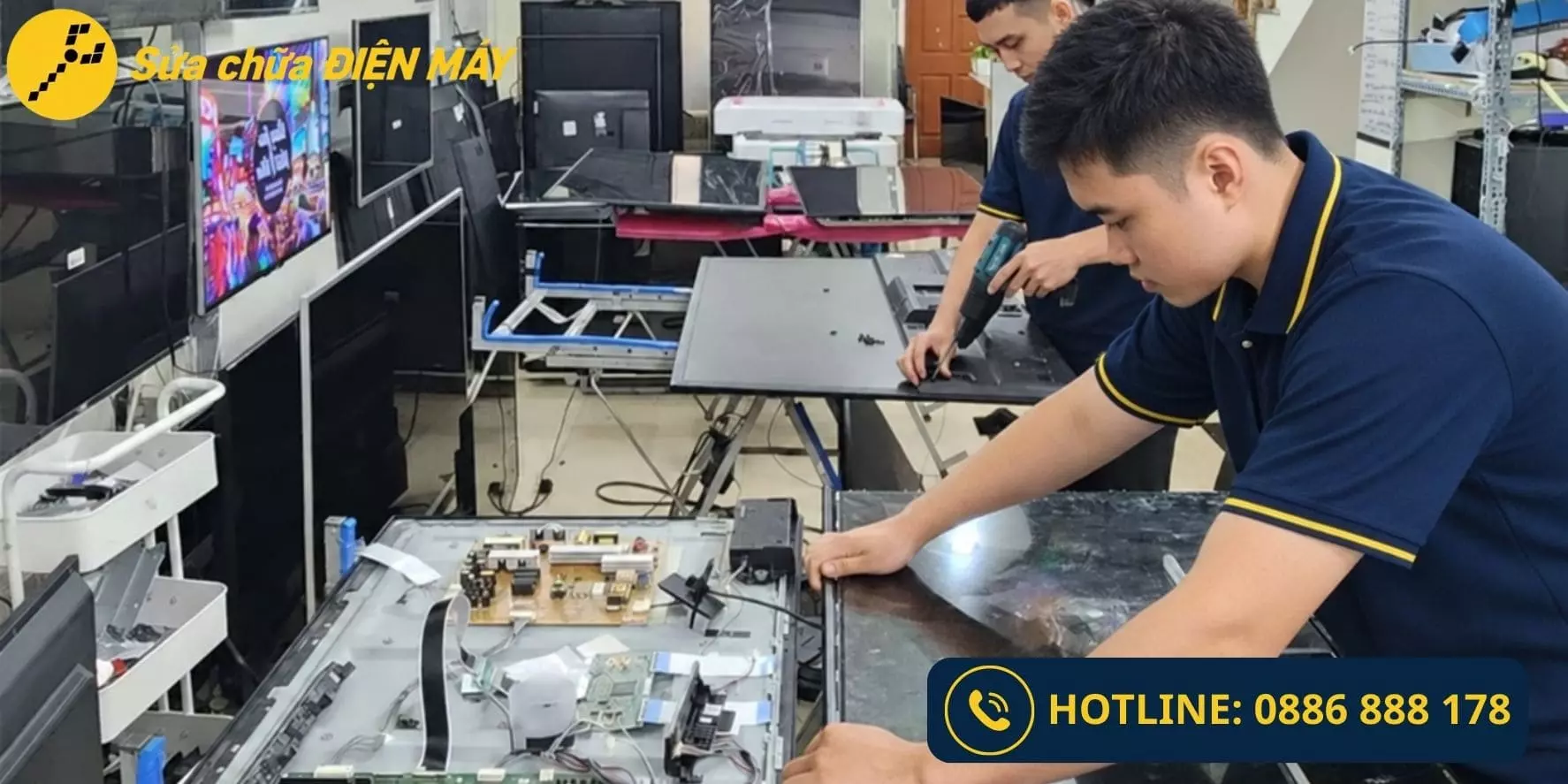Sửa chữa ĐIỆN MÁY cung cấp dịch vụ sửa tivi Samsung tại nhà