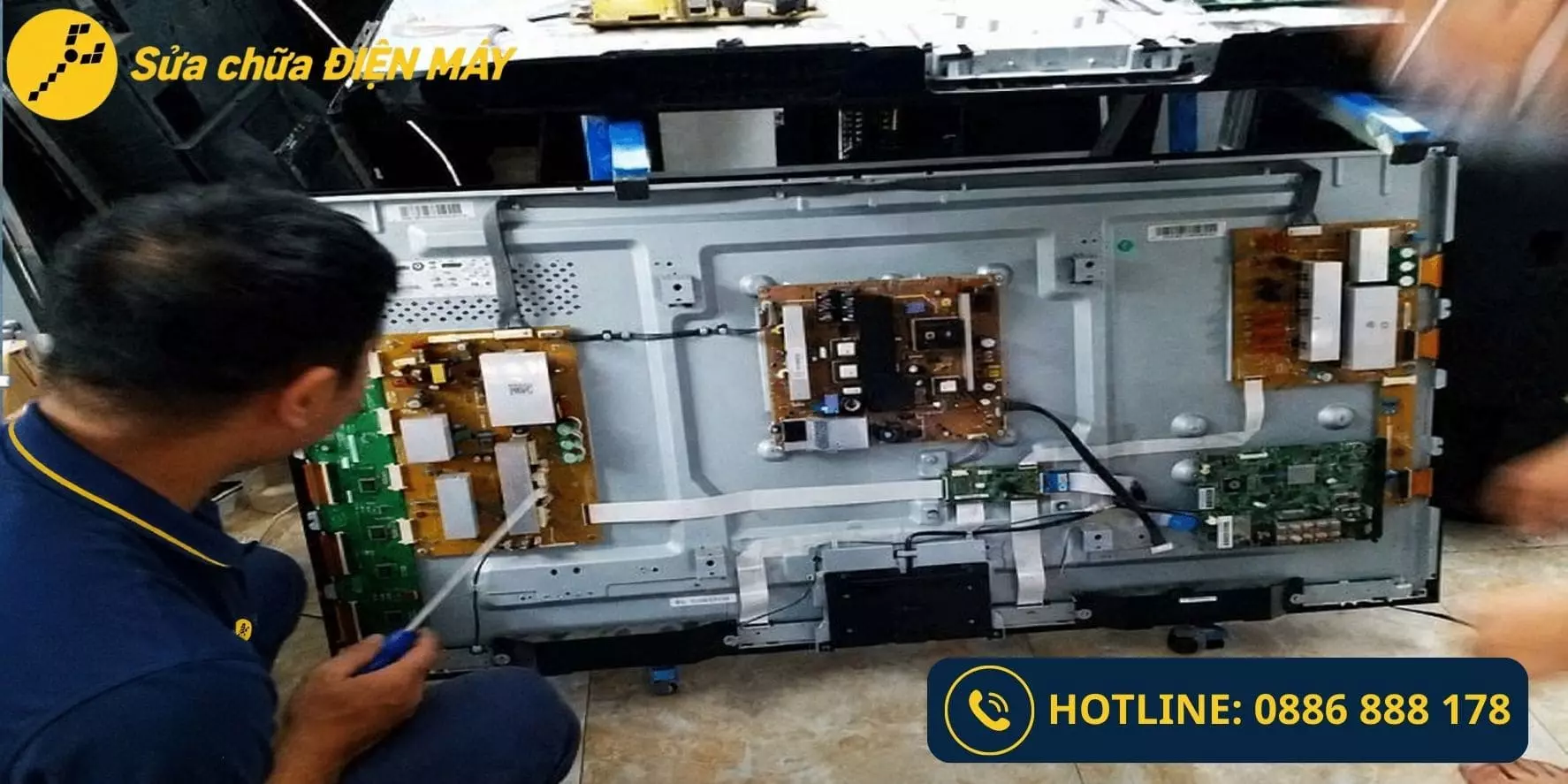 Quy trình dịch vụ sửa chữa tivi tại nhà