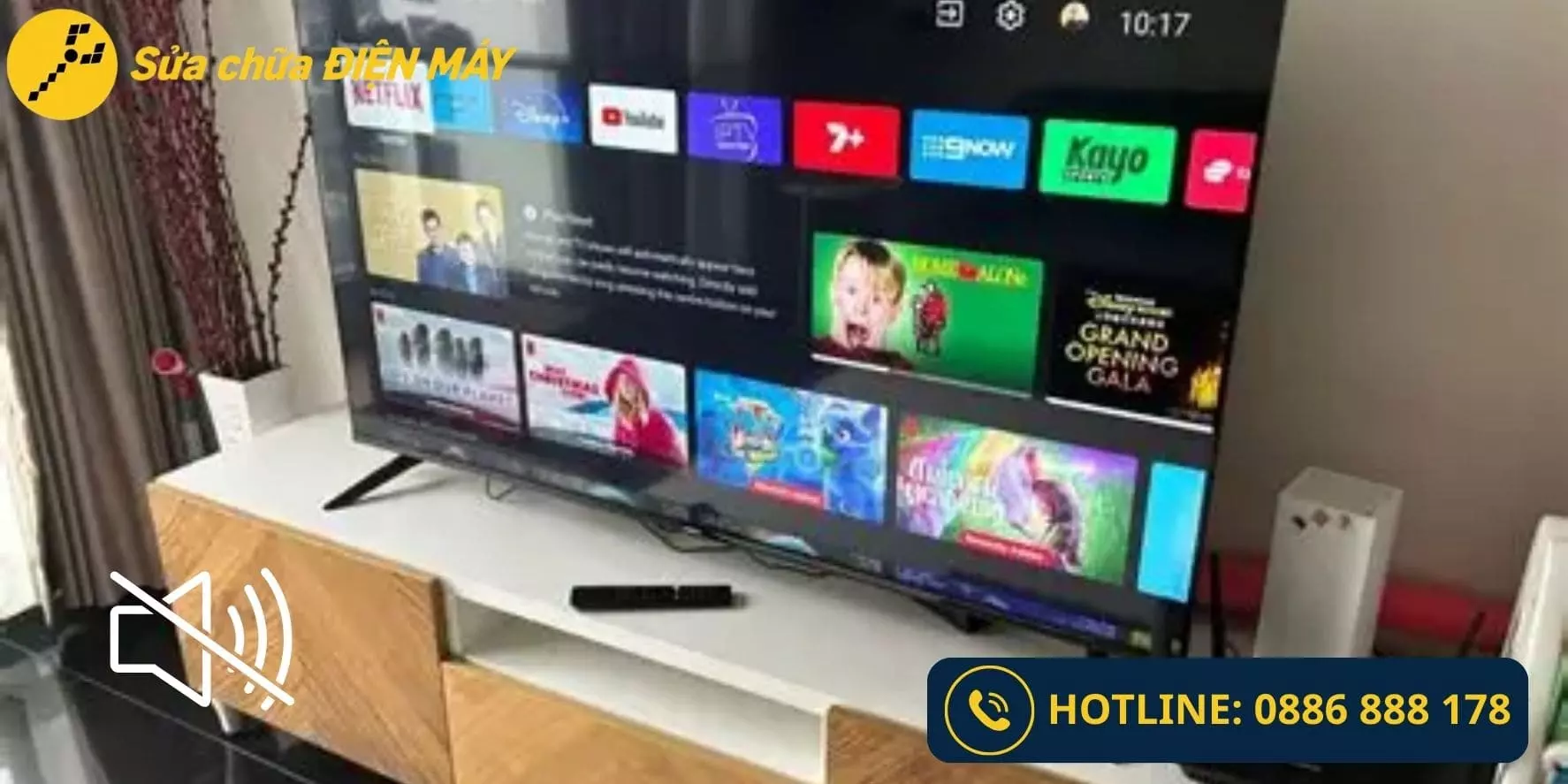 Quy trình sửa tivi bị mất tiếng tại nhà