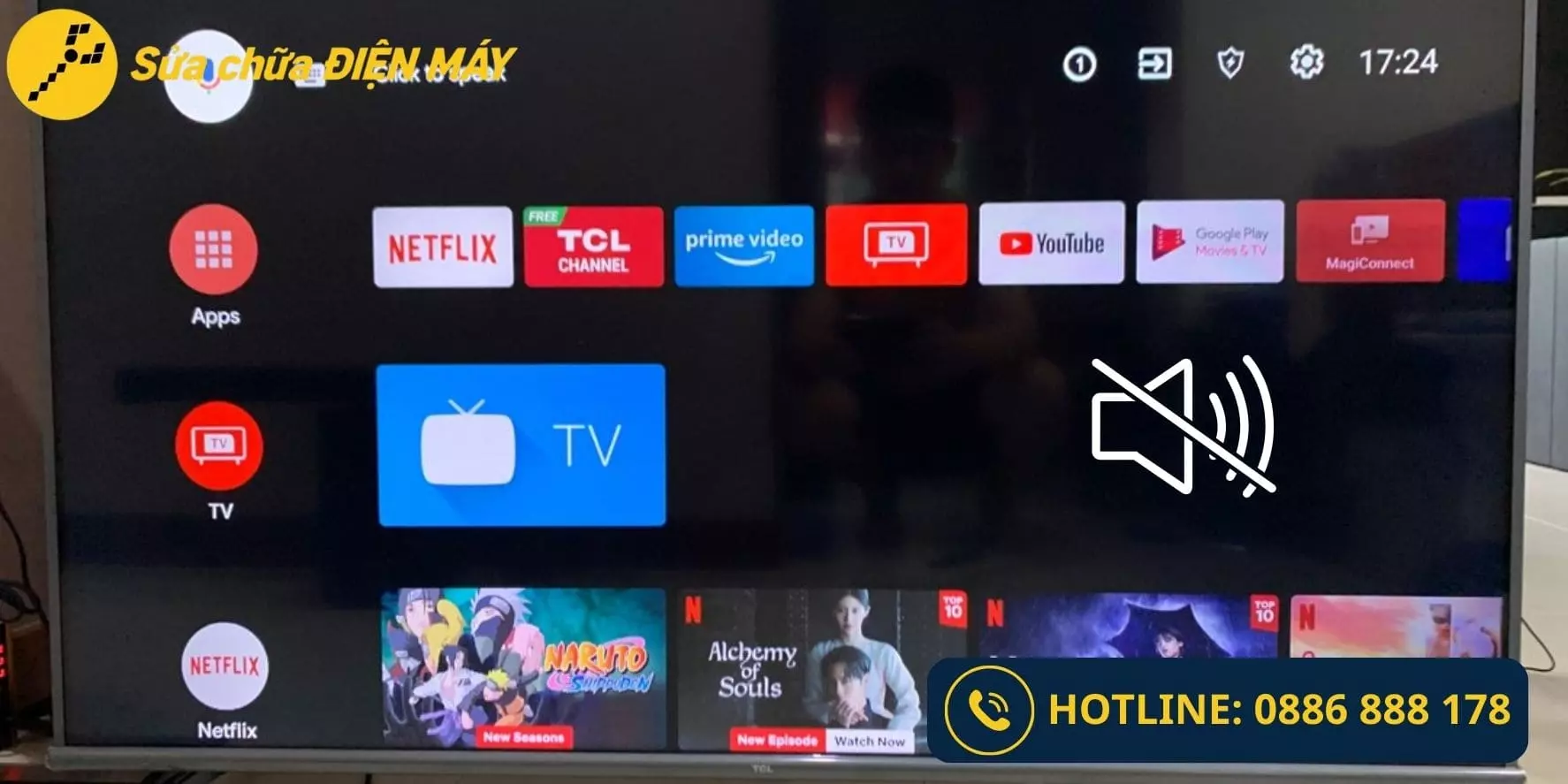 Tivi bị mất tiếng